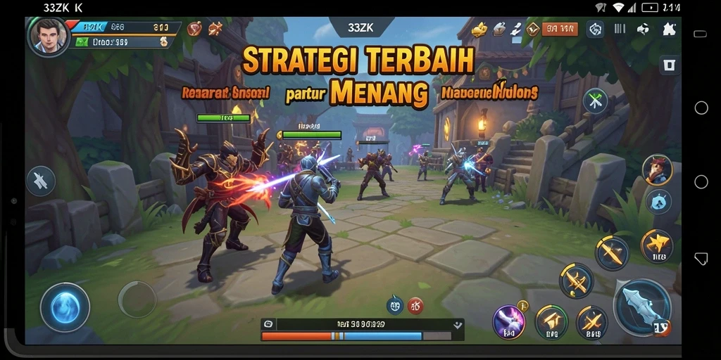 Tampilan gameplay yang menarik dan strategi mendalam dalam 33ZK.