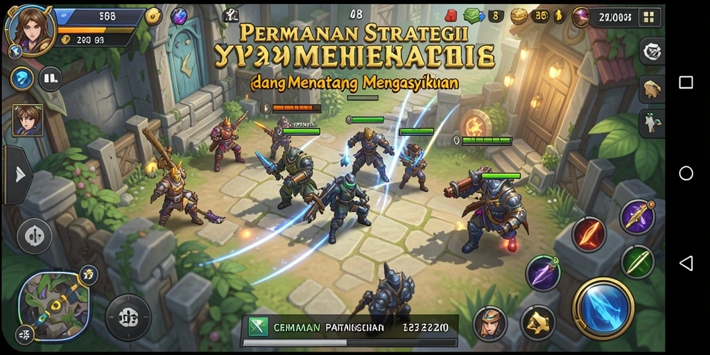 Tampilan gameplay F08 yang mendebarkan dan penuh strategi.