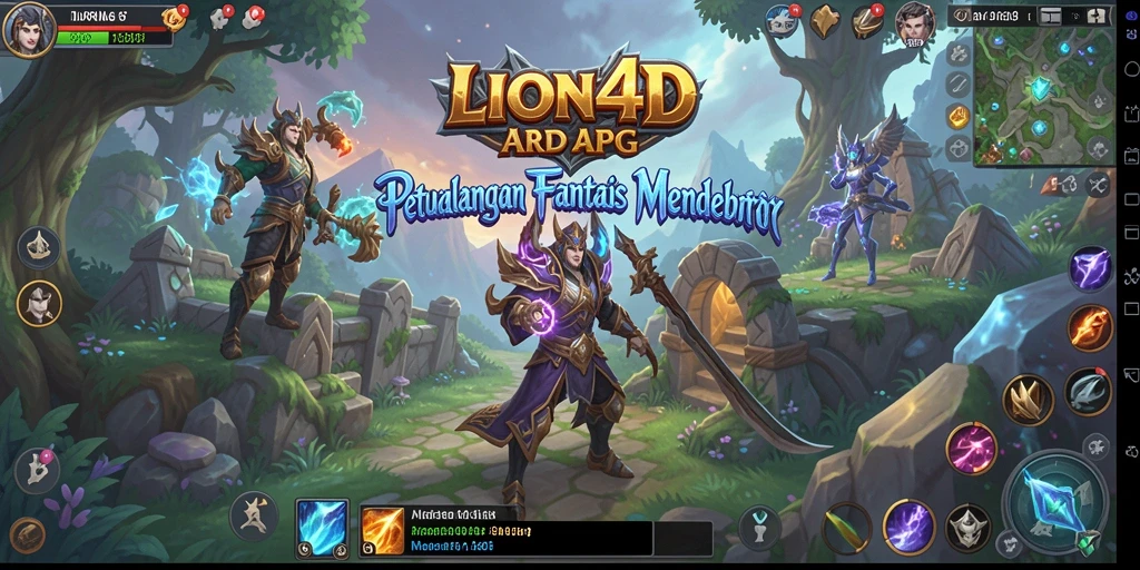 Tampilan gameplay ARPG LION4D yang mendebarkan dan adiktif.