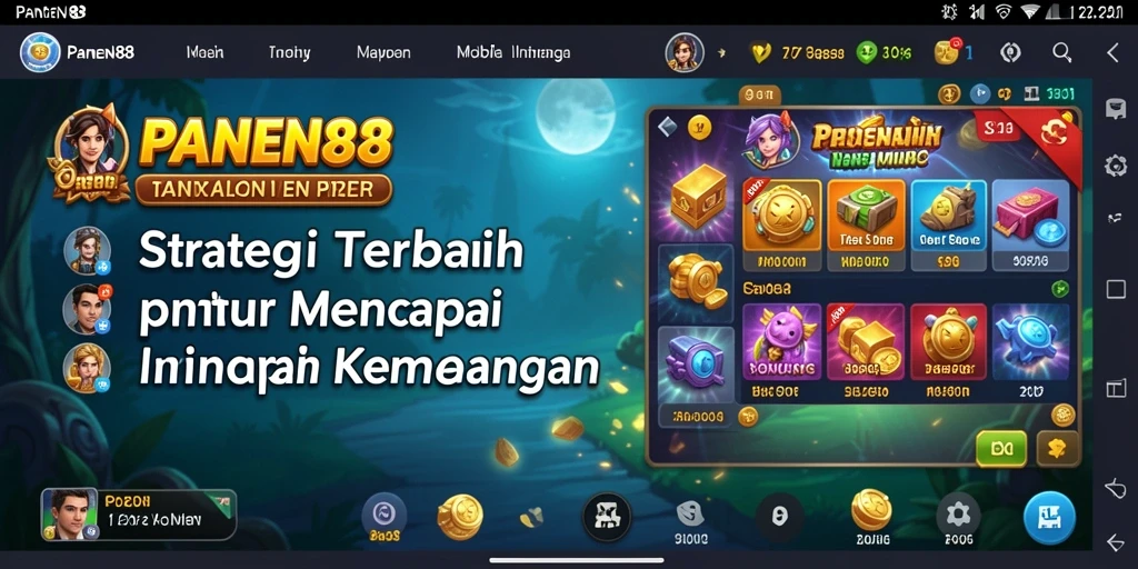 Tampilan gameplay menarik dari PANEN88 yang menantang.