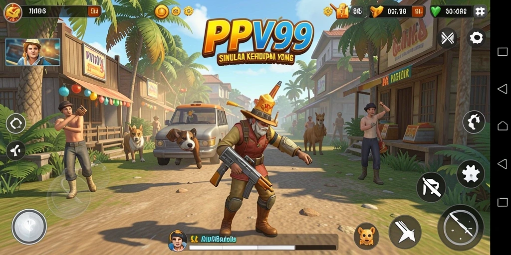 Tangkapan layar PPV99 menampilkan dunia simulasi yang kaya dan interaktif.