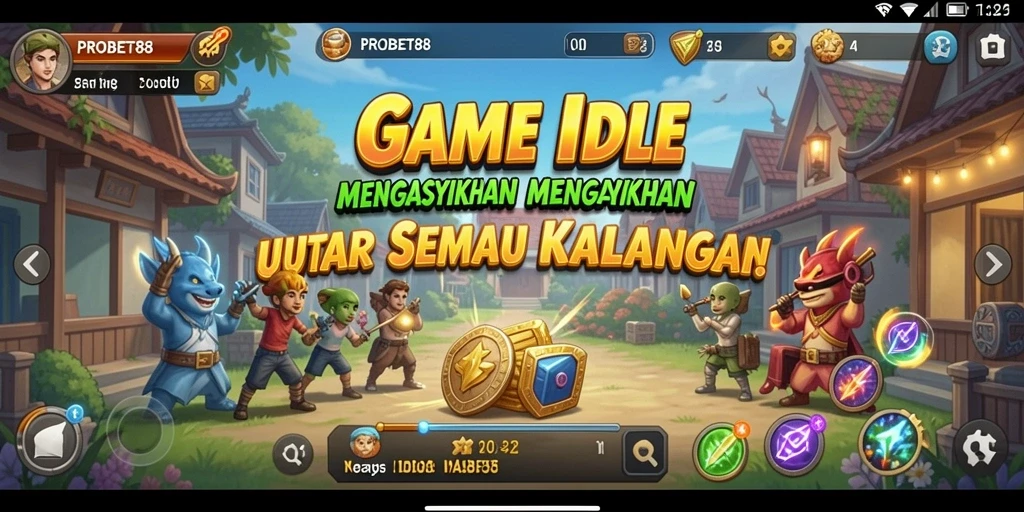Screenshot gameplay <strong>PROBET88</strong> menunjukkan keseruan dan keunikan bermain Idle.