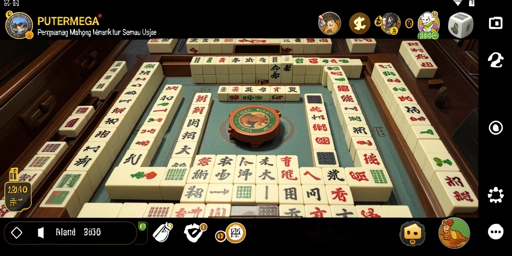 Screenshot utama PUTERMEGA menunjukkan gameplay Mahjong yang seru dan menantang.