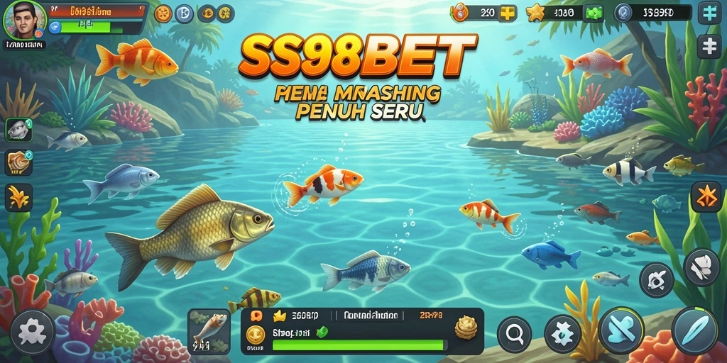 Tampilan gameplay SS88BET dengan grafis memancing yang menawan.