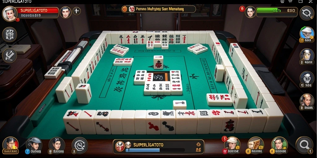 Tampilan gameplay SUPERLIGATOTO yang menarik dan menawan.